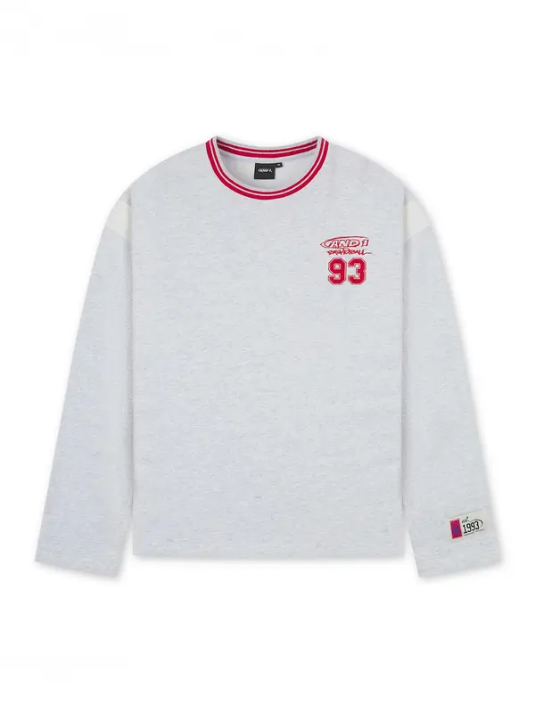 AND1 AND1 Sweater majica ' Core 93'  crvena