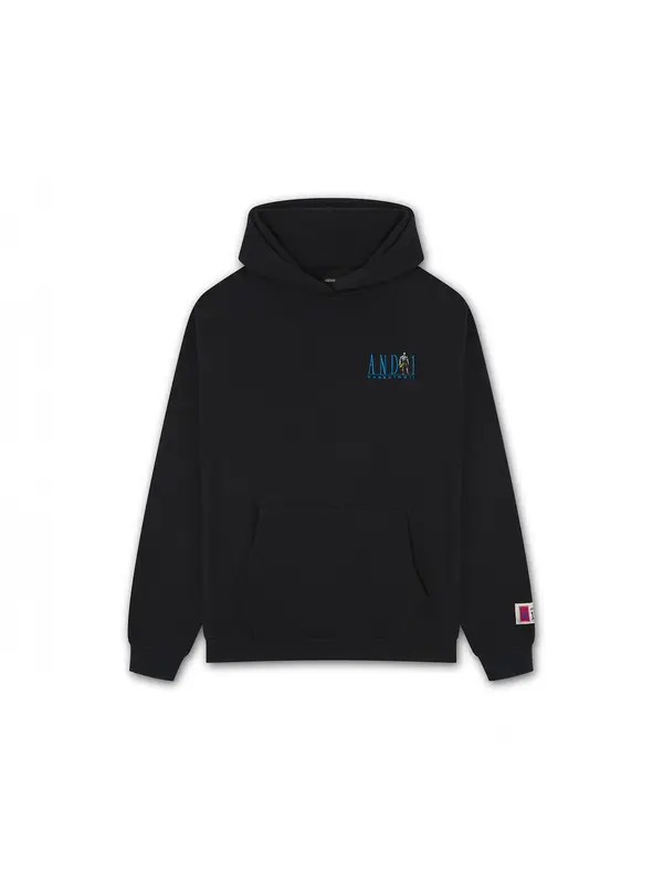 AND1 AND1 Sweater majica 'Core Retro'  plava / siva / crna / bijela