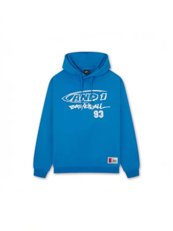 AND1 AND1 Sweater majica  plava / bijela