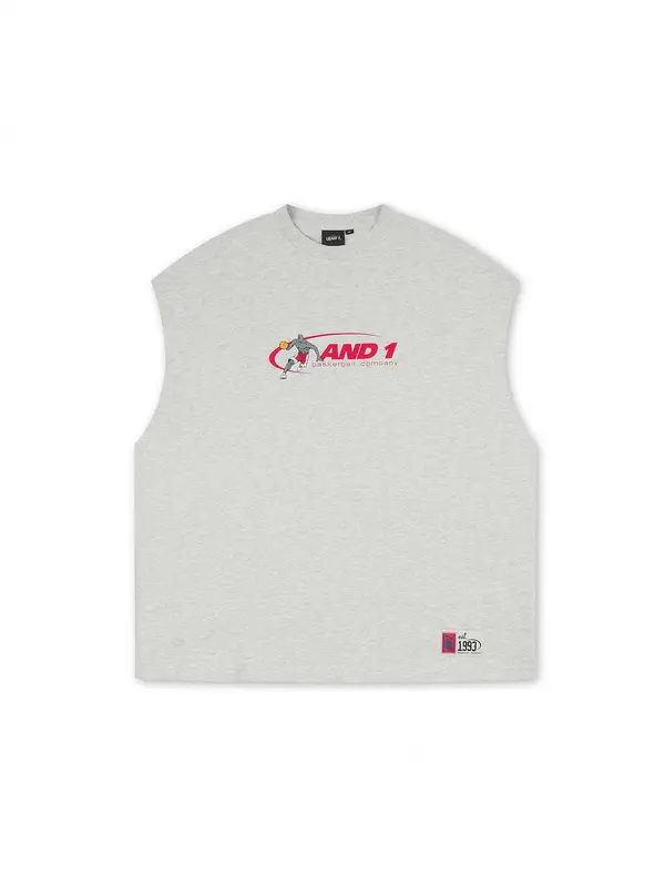 AND1 AND1 Sweater majica 'Timeout'  plava / siva / crvena