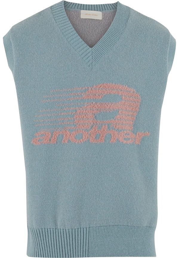 Another Cotton Lab Another Cotton Lab Pleteni prsluk  svijetloplava / losos