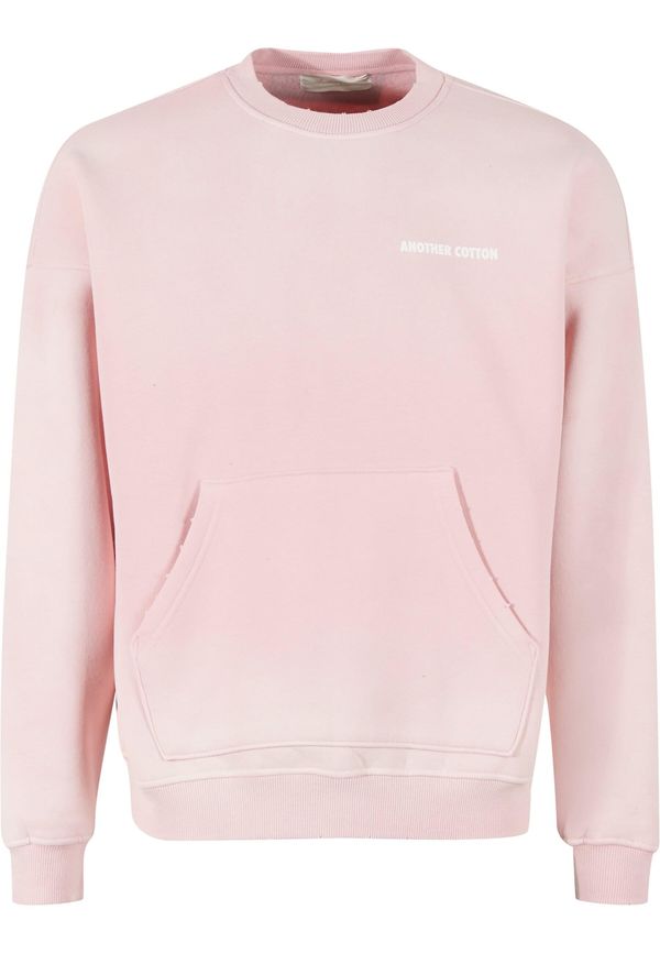 Another Cotton Lab Another Cotton Lab Sweater majica 'Offline Scribble'  roza / bijela