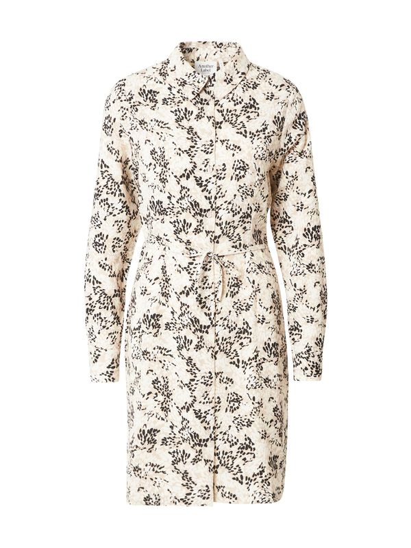 Another Label Another Label Košulja haljina 'Lya'  nude / crna / bijela