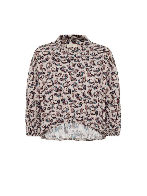 Anou Anou Anou Anou Bluza  bež / smeđa / miks boja