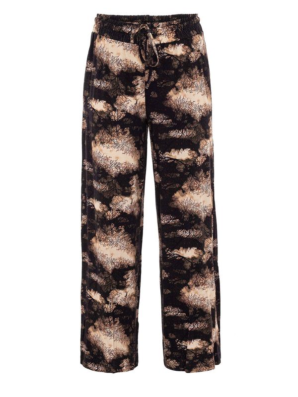 Anou Anou Anou Anou Hlače  bež / tamno smeđa