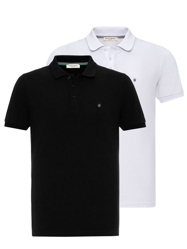 Anou Anou Anou Anou Majica  crna / bijela