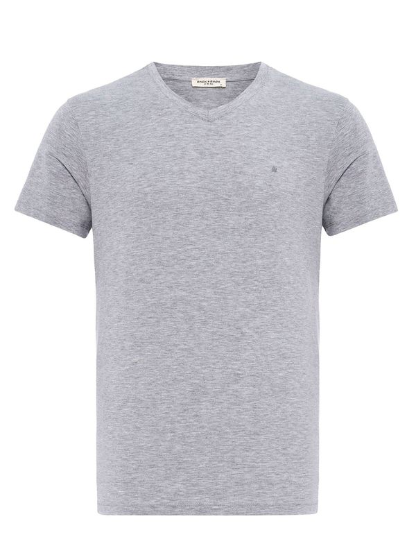 Anou Anou Anou Anou Majica  siva / bijela