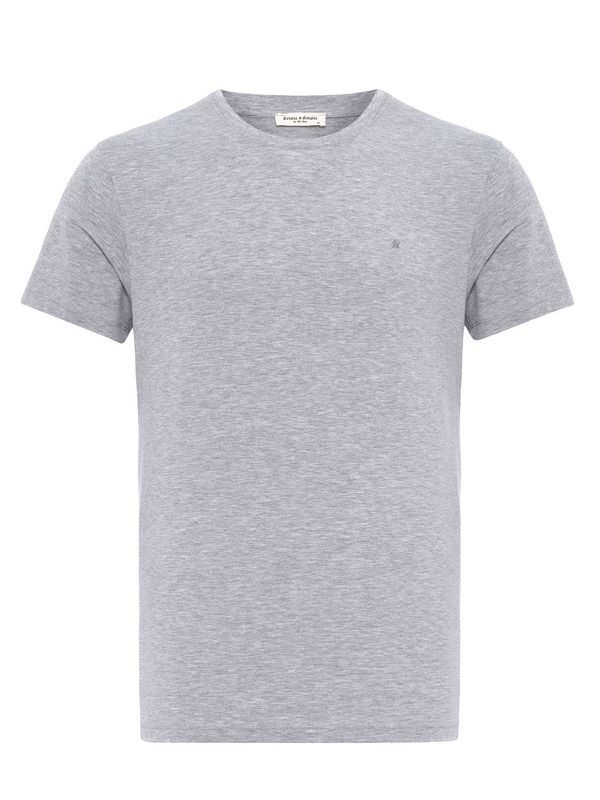 Anou Anou Anou Anou Majica  siva melange