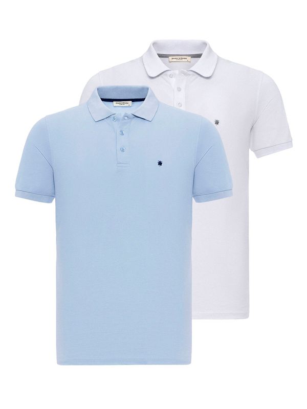 Anou Anou Anou Anou Majica  svijetloplava / bijela