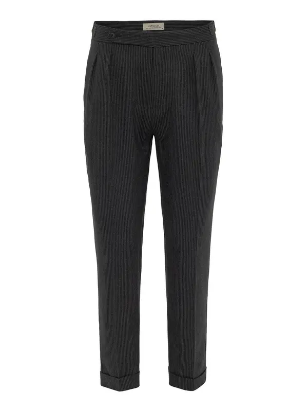 Antioch Antioch Hlače na crtu  crna / bijela