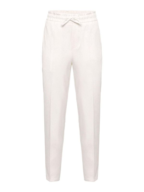 Antioch Antioch Hlače na crtu  ecru/prljavo bijela