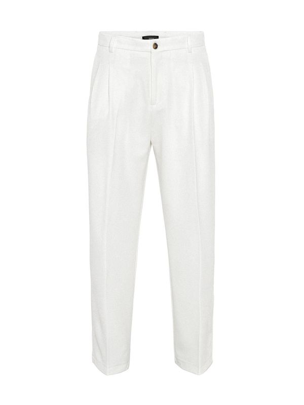 Antioch Antioch Hlače na crtu  ecru/prljavo bijela