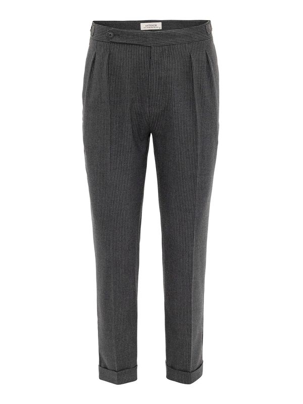Antioch Antioch Hlače na crtu 'Eladio'  siva / grafit siva
