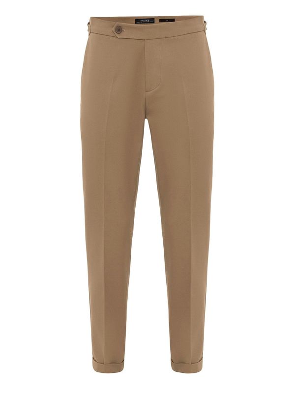 Antioch Antioch Hlače na crtu 'Gianluca'  smeđa melange