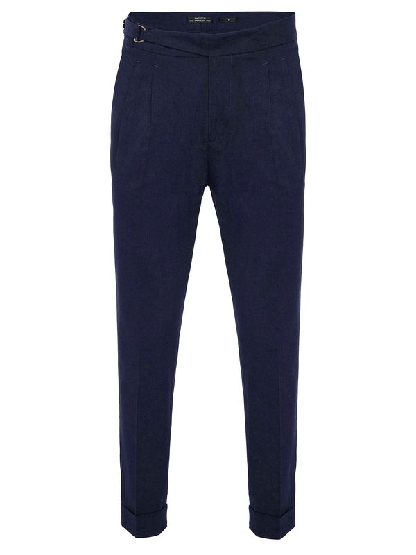 Antioch Antioch Hlače na crtu 'Mauro'  mornarsko plava