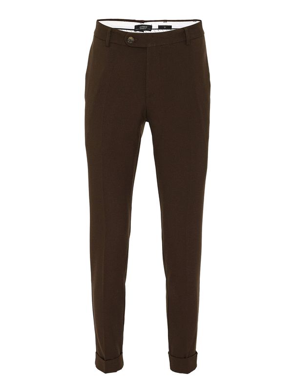 Antioch Antioch Hlače na crtu  tamno smeđa