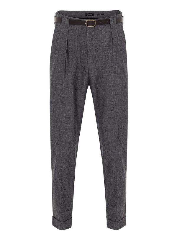 Antioch Antioch Hlače s naborima  antracit siva