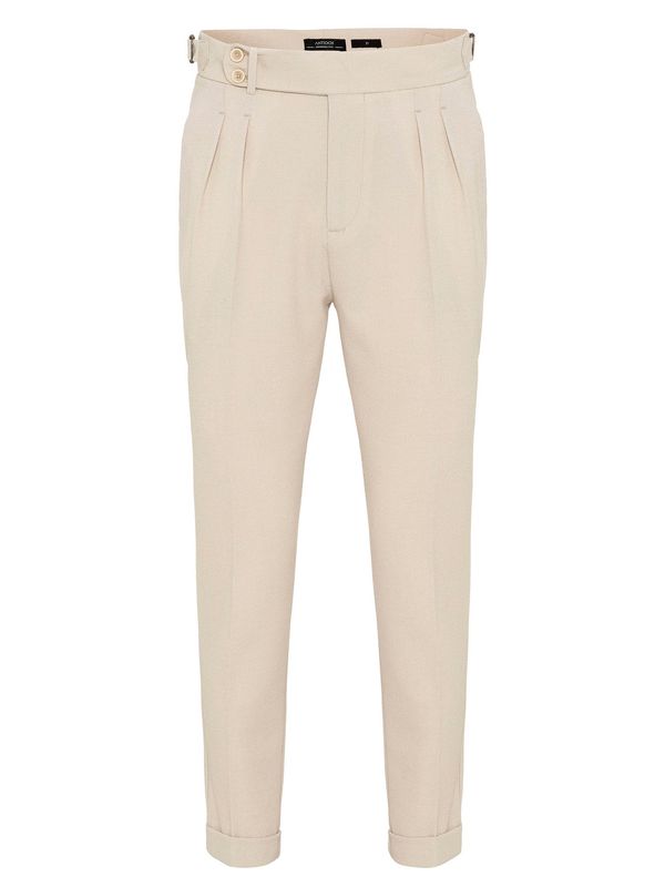 Antioch Antioch Hlače s naborima  bež