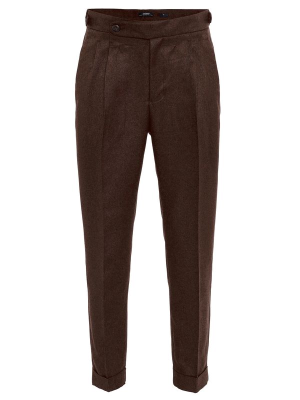 Antioch Antioch Hlače s naborima  čokolada