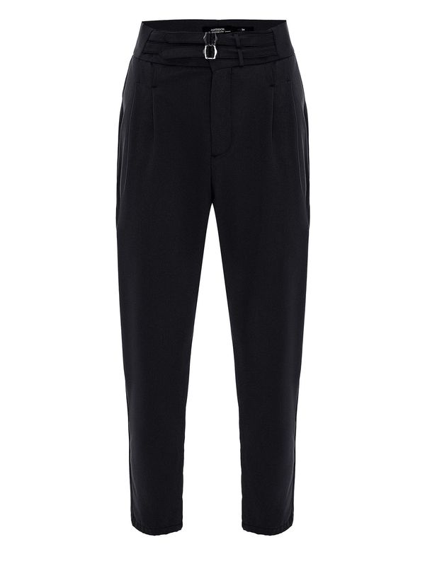 Antioch Antioch Hlače s naborima  crna