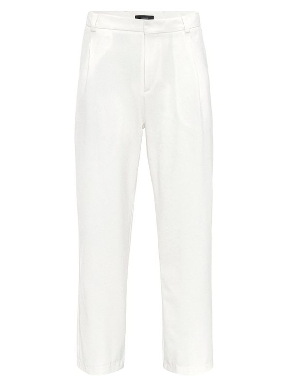 Antioch Antioch Hlače s naborima  ecru/prljavo bijela