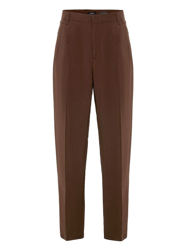 Antioch Antioch Hlače s naborima 'ERMANNO'  smeđa