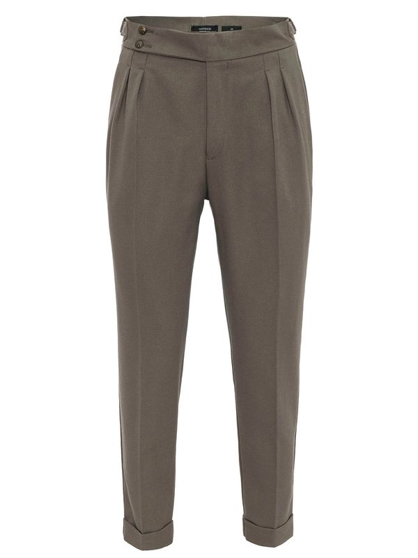 Antioch Antioch Hlače s naborima  kaki