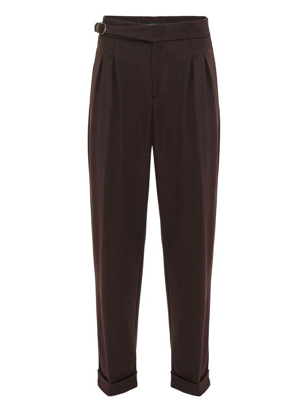 Antioch Antioch Hlače s naborima 'Ludovico'  smeđa