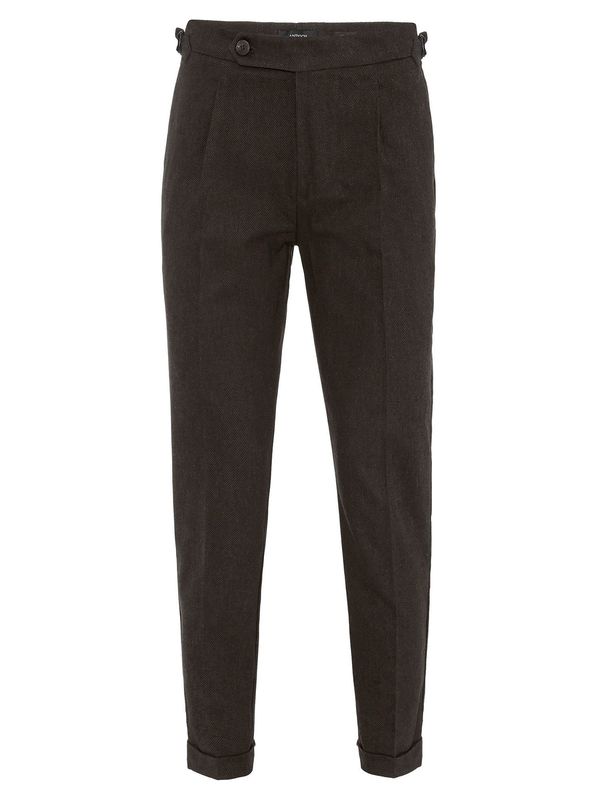 Antioch Antioch Hlače s naborima 'Nikolaus'  tamno smeđa