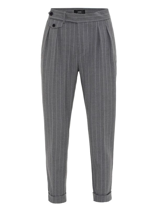 Antioch Antioch Hlače s naborima 'Sifreida'  siva / bijela