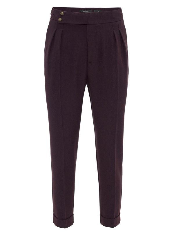 Antioch Antioch Hlače s naborima  smeđa