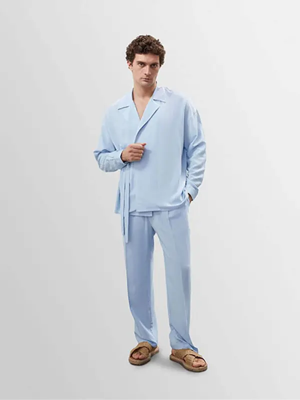 Antioch Antioch Hlače s naborima  svijetloplava