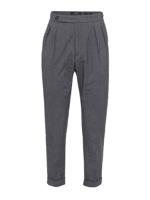 Antioch Antioch Hlače s naborima  tamo siva