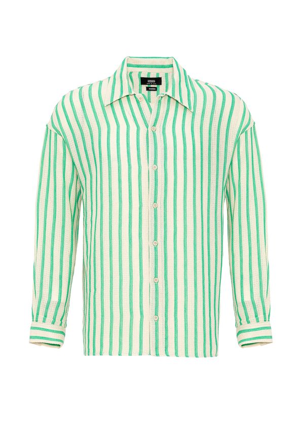 Antioch Antioch Košulja  bež / svijetlozelena