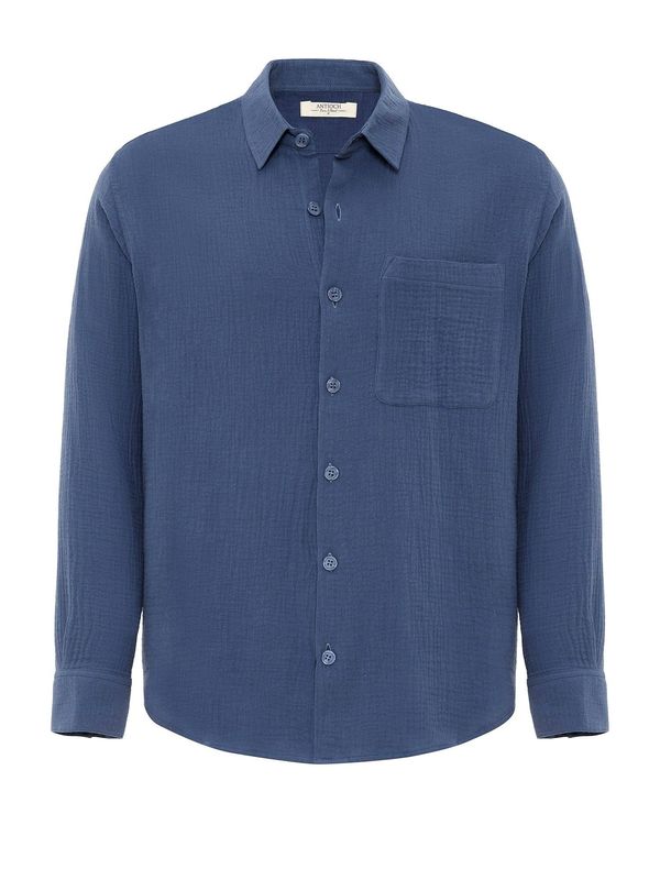 Antioch Antioch Košulja 'Ilario'  safirno plava
