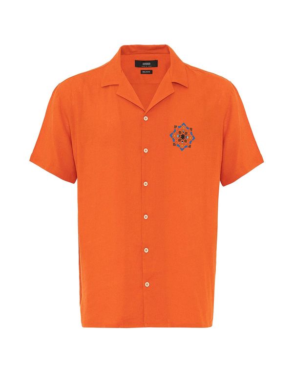 Antioch Antioch Košulja  plava / smeđa / žuta / narančasta