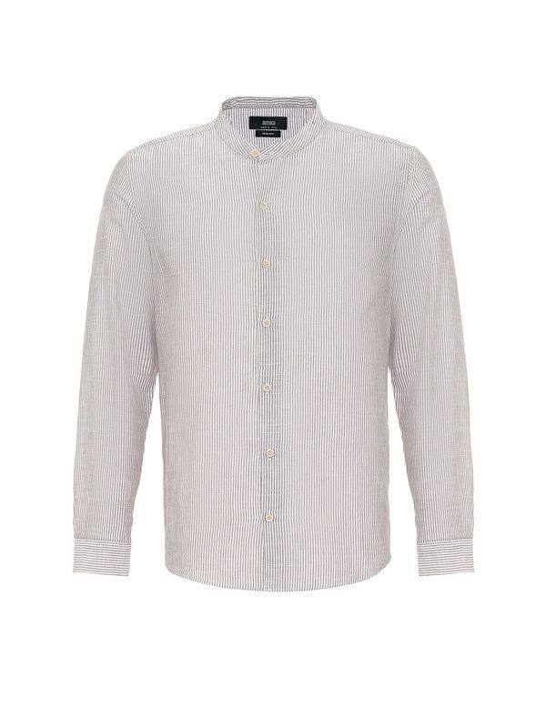 Antioch Antioch Košulja  tamno bež / bijela