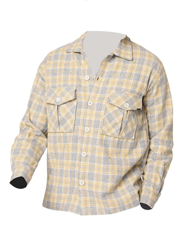 Antioch Antioch Košulja  žuta / svijetlosiva / bijela