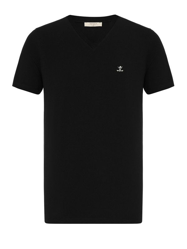 Antioch Antioch Majica  crna / bijela