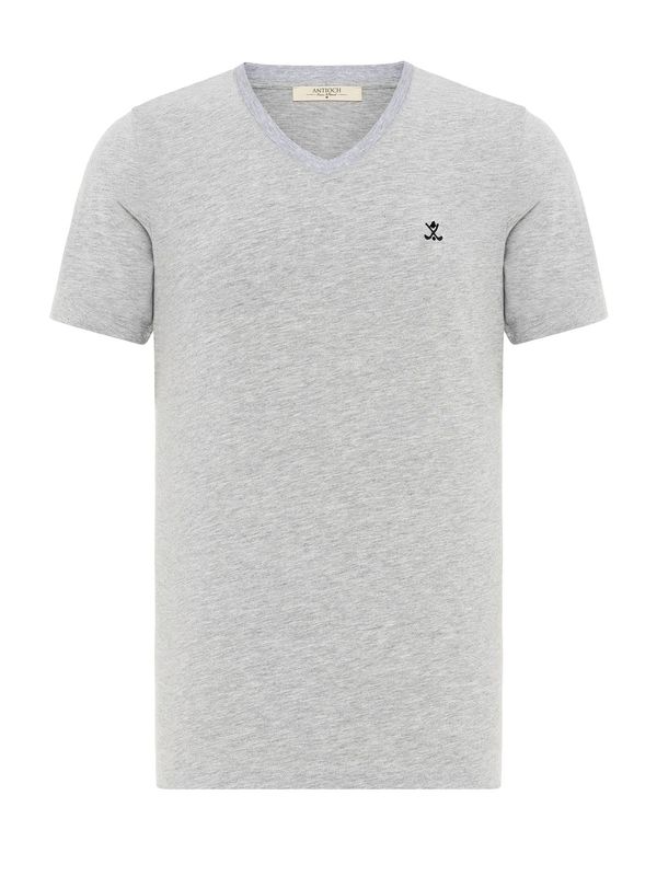 Antioch Antioch Majica  siva / crna