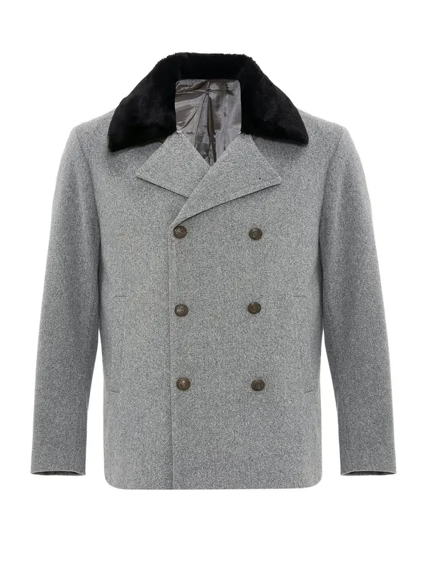 Antioch Antioch Prijelazni kaput 'Katmandu'  siva / svijetlosiva / crna