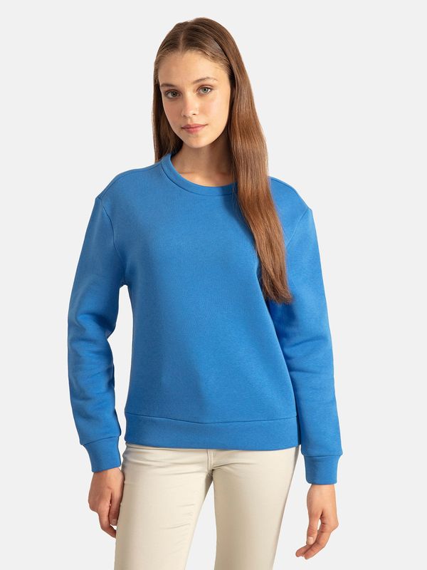 Antioch Antioch Sweater majica  tamno plava / bijela