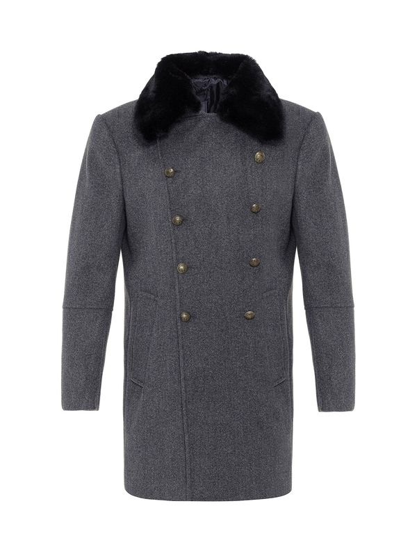 Antioch Antioch Zimski kaput  siva / zelena / crna