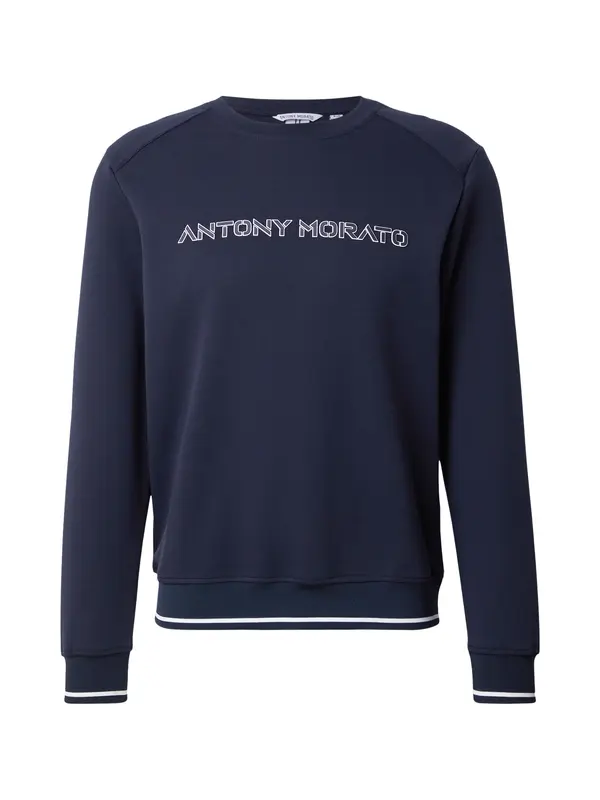 ANTONY MORATO ANTONY MORATO Sweater majica  morsko plava / bijela