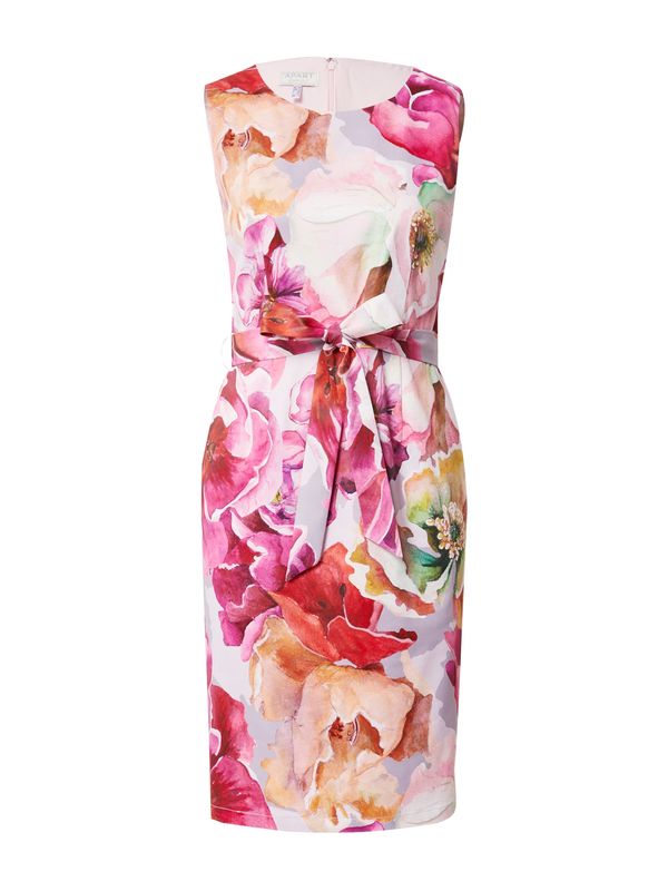 APART APART Haljina  bež / dimno siva / roza / pastelno crvena