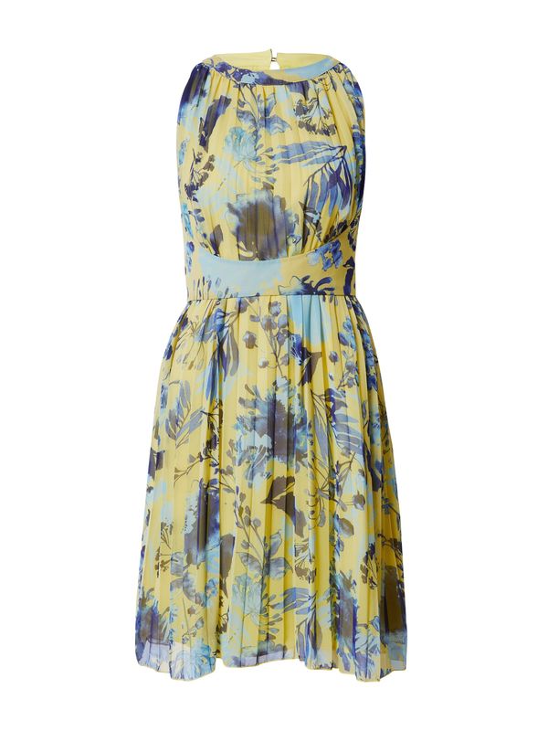 APART APART Haljina  mornarsko plava / tirkiz / limun / crna