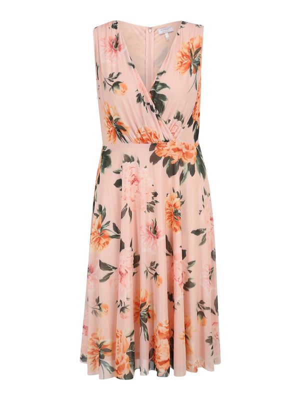 APART APART Haljina  zelena / narančasta / prljavo roza
