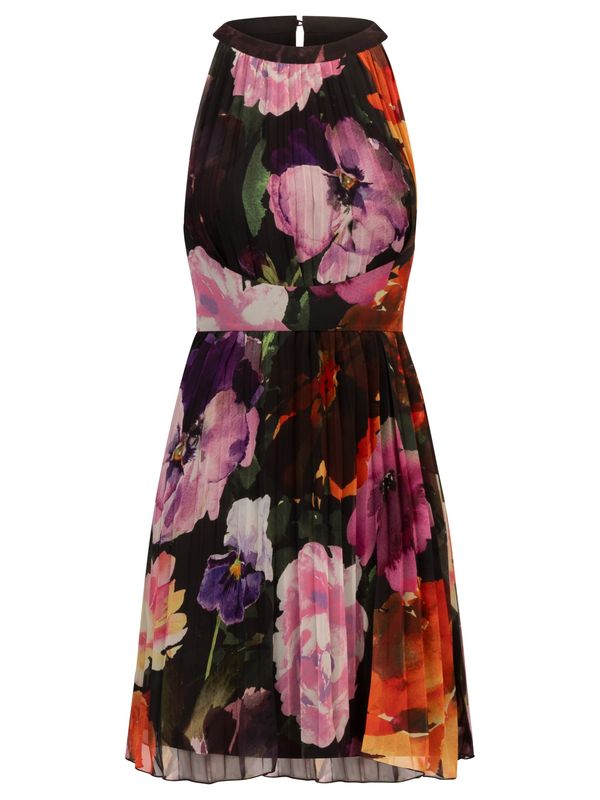 APART APART Koktel haljina  orhideja bijela / ljubičasto crvena / koraljna / crna