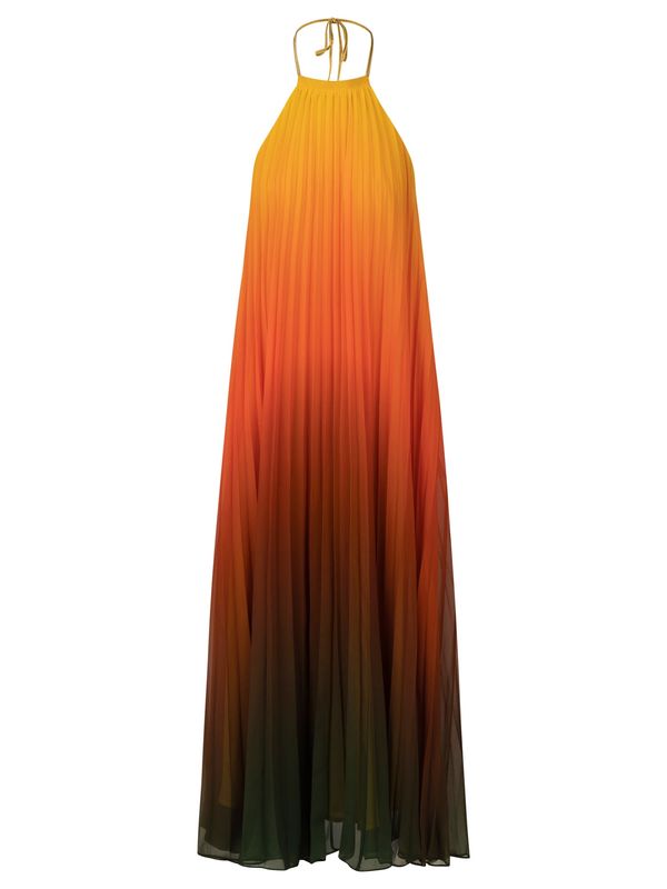 APART APART Večernja haljina  žuta / zelena / narančasta