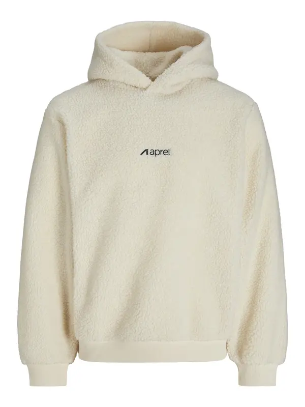 aprel aprel Sweater majica  svijetlobež / crna